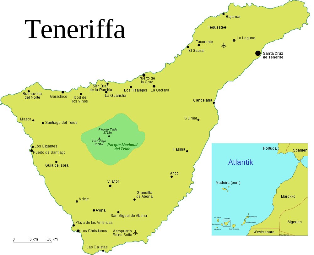 Teneriffa
verschiedene Panoramen
zum Öffnen HIER klicken